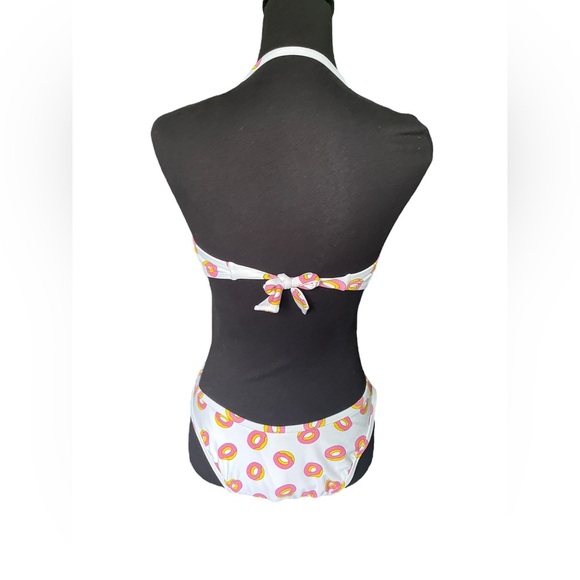 Odd Future Logo Bikini, Size Large, Pink Donut Swimsuit, Summer Fun - Picture 7 of 8
